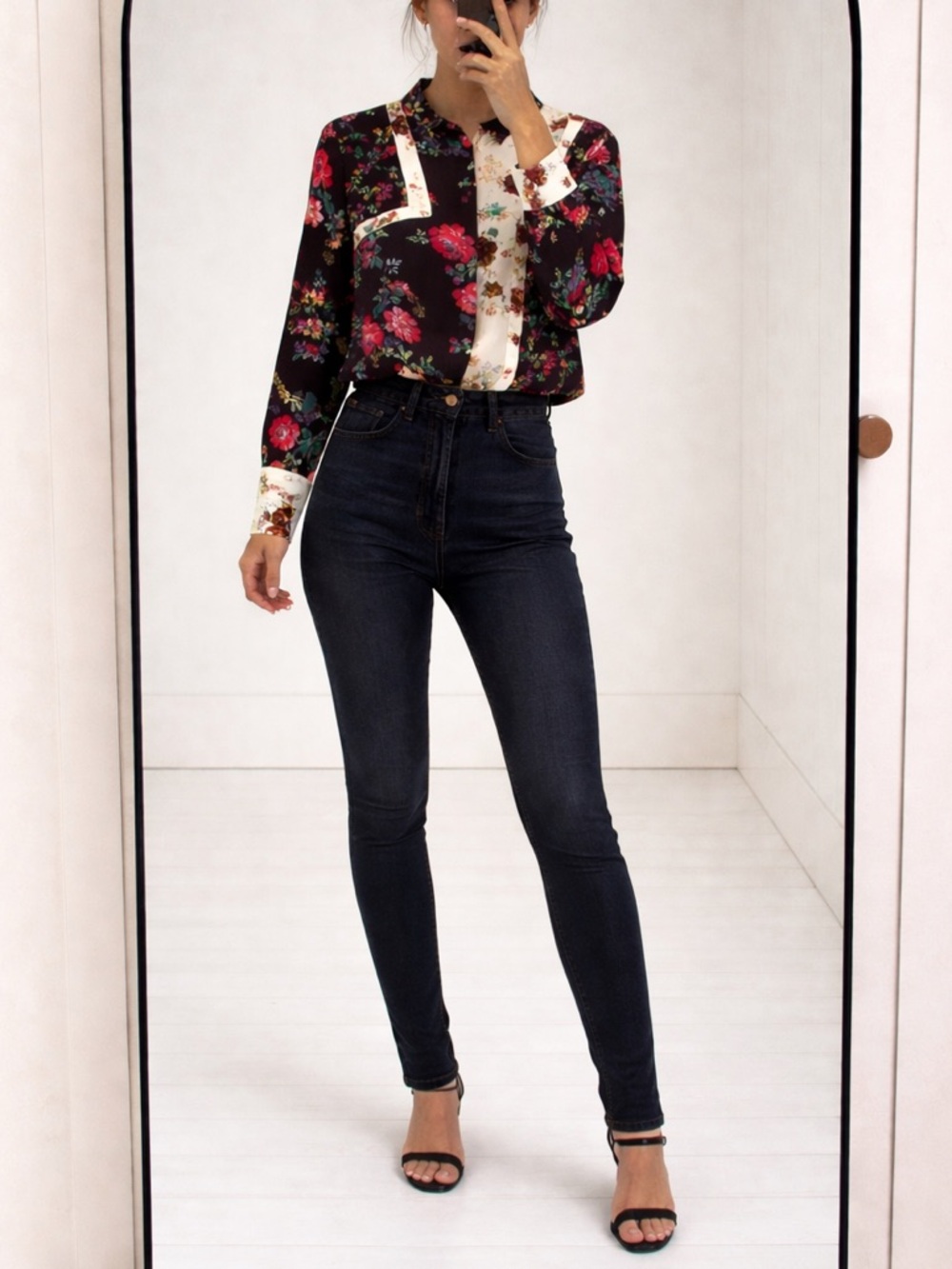 Maje floral blouse